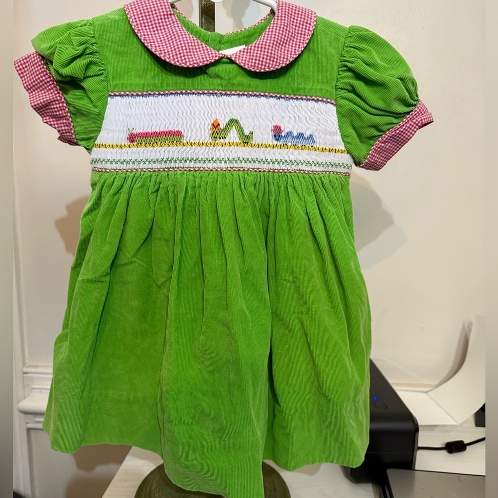 Beaux et Belles Smocked Caterpillar Dress